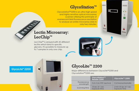 GlycoLite LecChip(TM) evanescent field excitation scanner LED glyco COVID-19